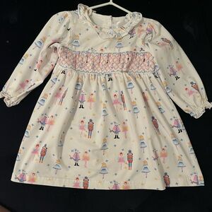 Smocked Christmas nightgown